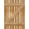Ekena Millwork Spaced Board-n-Batten Shutters w/Z-Bar, Rough Sawn Western Red Cedar, 23W x 32H, PR RBS06Z23X032RWR - alternate 2